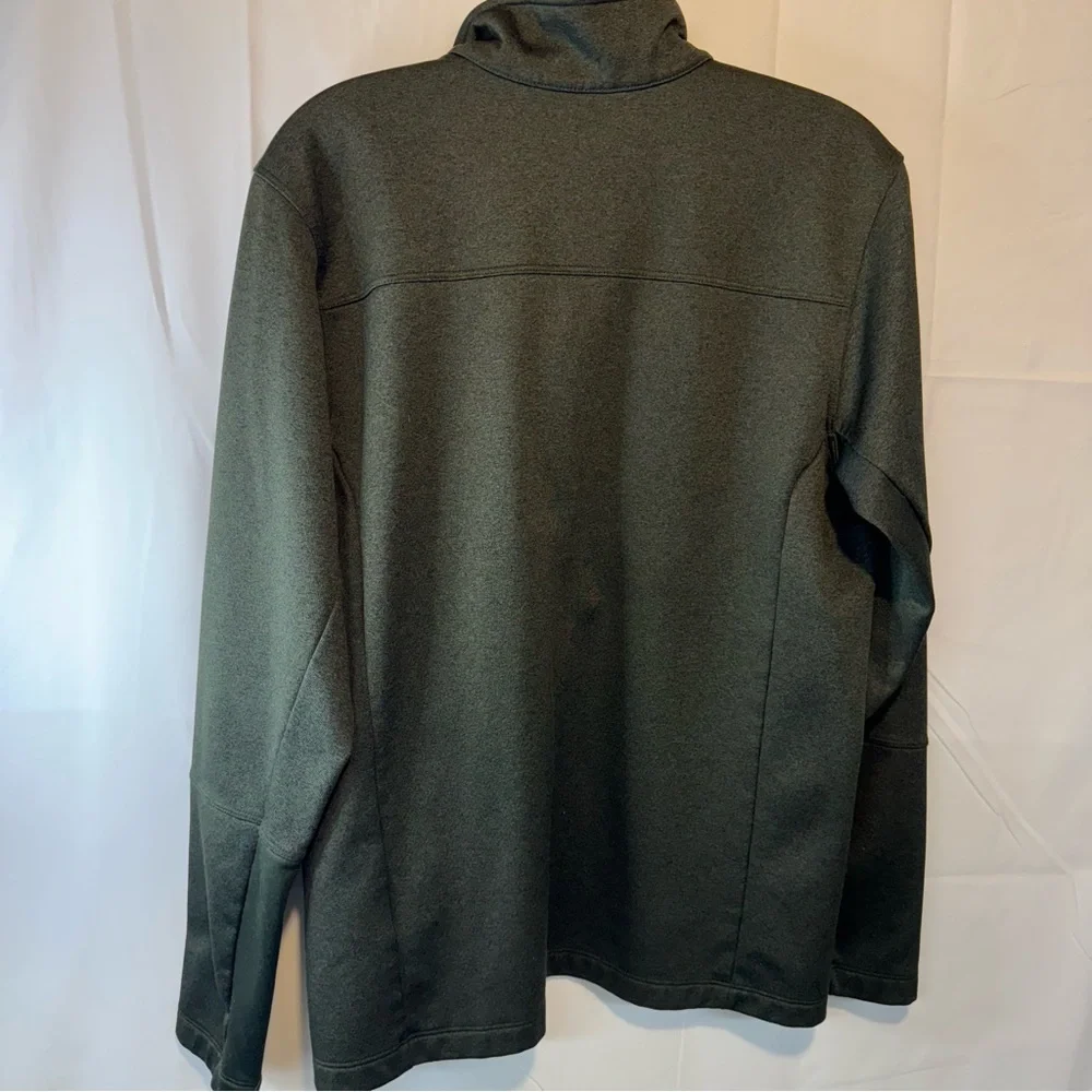 The North Face Jacket Canyonlands Green 1/2 Zip Pocket Fleece Size Medium‎